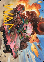 Art Series (13/54) Gold Signature - Redshift, Rocketeer Chief